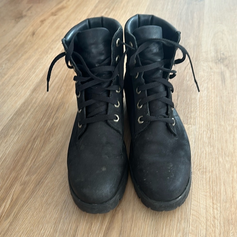 Timberland waterproof anti fatigue black boots